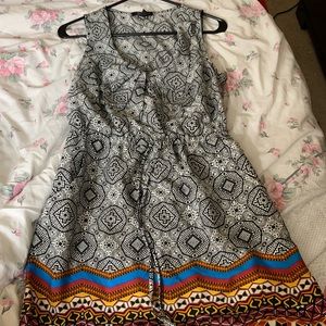 A beautiful dress with variety of colors